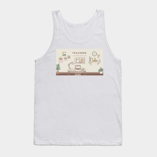 Teachers Keep Learning Tank Top